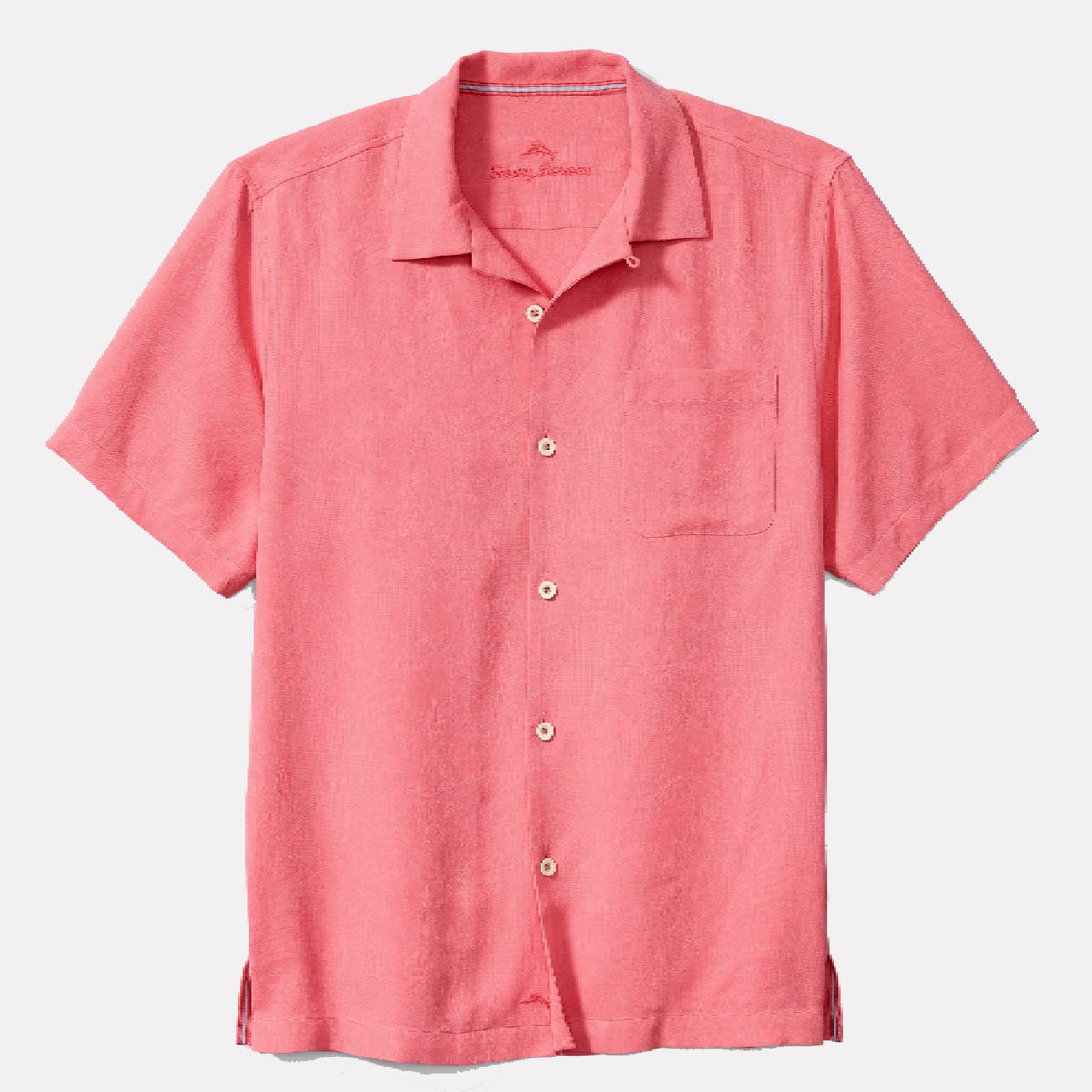 Tropic Isles Silk Camp Shirt / Pink Confetti– Churchills-Crossings Menswear