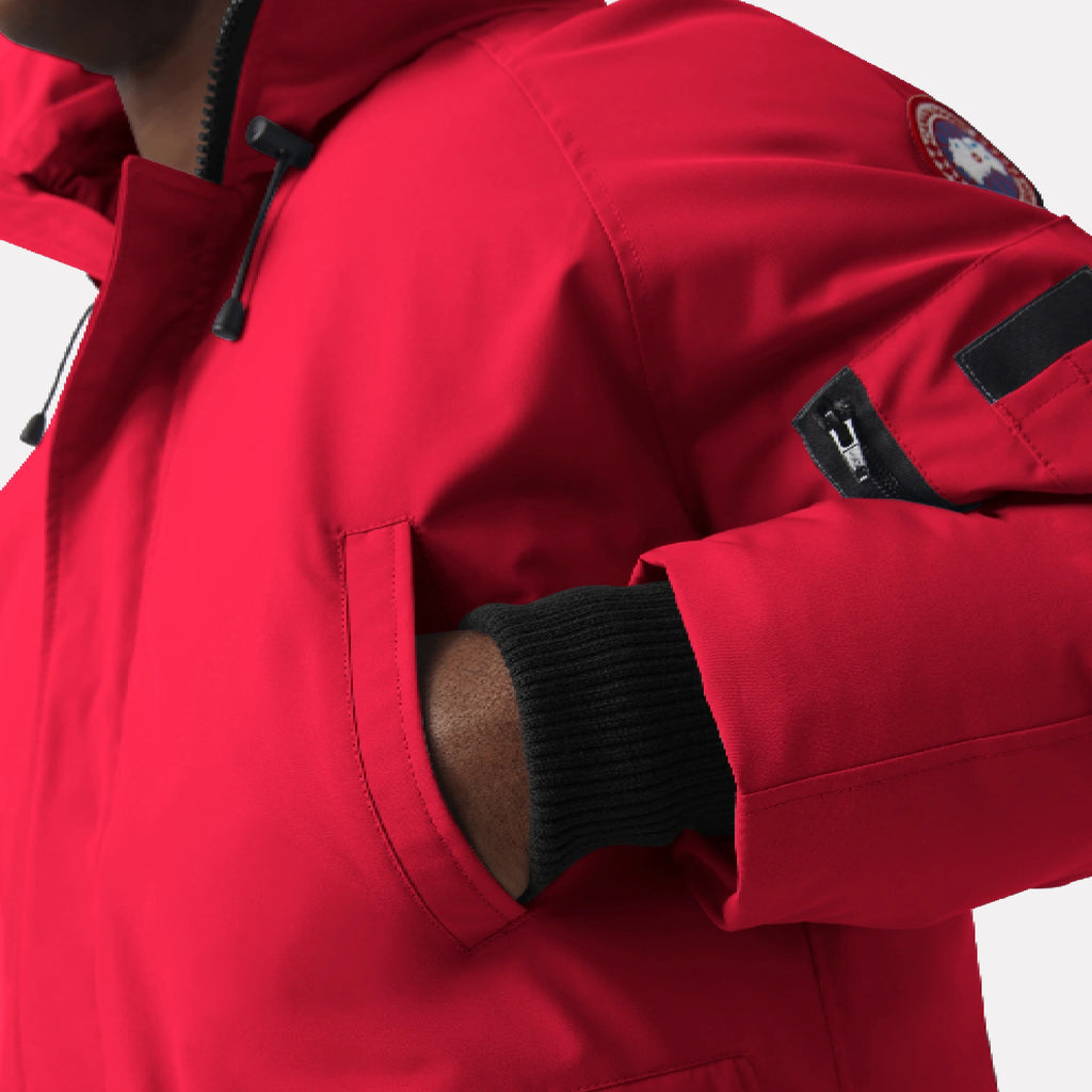 Canada goose bomber red hotsell