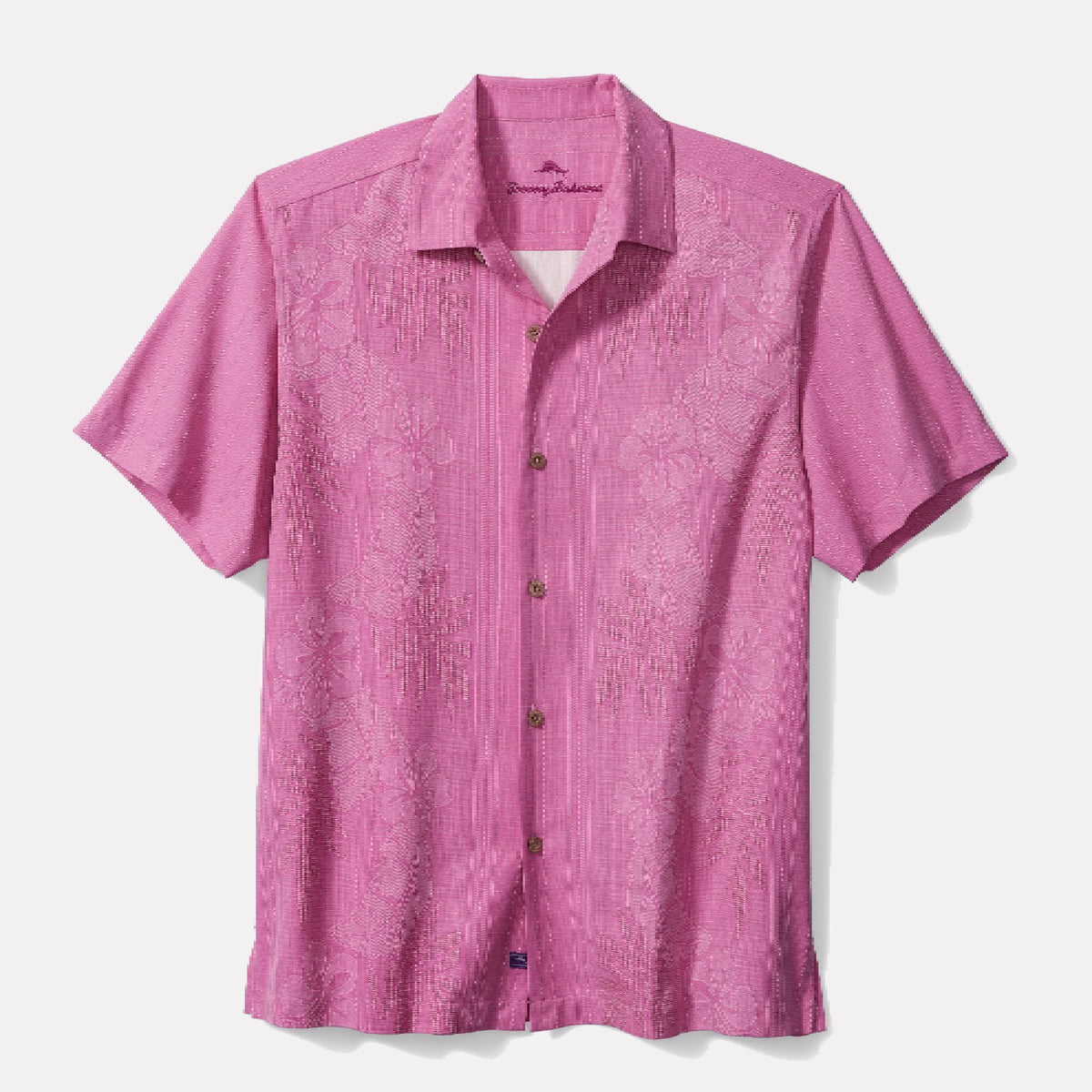 Bali Border Silk Camp Shirt